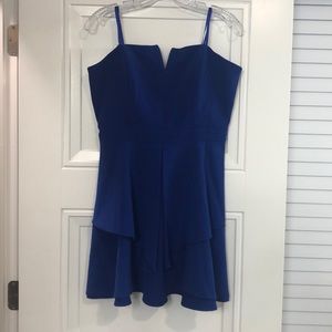 Adelyn Rae Strapless Mini Dress